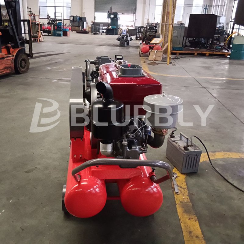 W3128 27hp 7bar 3 Cylinder Spray Paint diesel Engine Mine Piston air Compressor for Mining Compressor Prices