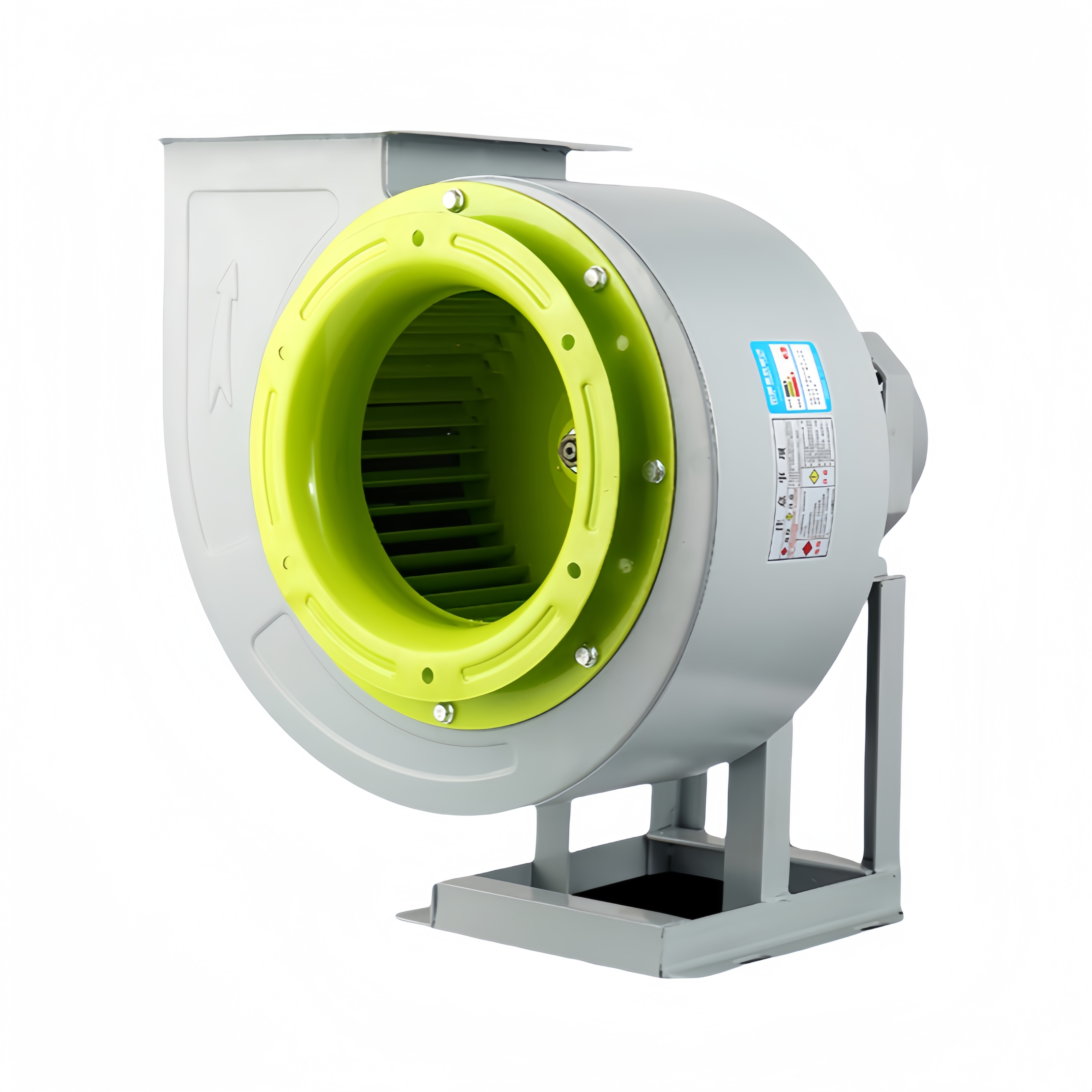 11-62 Multi-wing Centrifugal Fan 220V Low Noise Large Suction Industrial Exhaust Fan for Hotel Kitchen