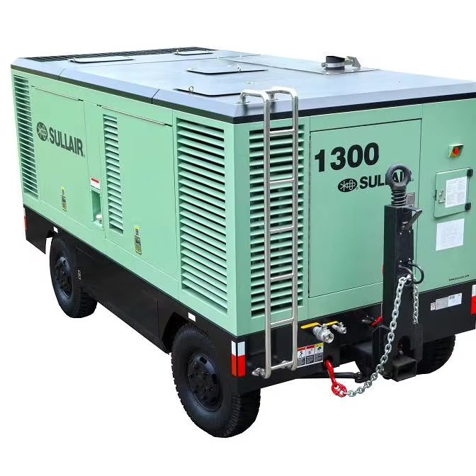 SULLAIR 1300 (High Pressure Gas ) Diesel Engine Mobile Screw air Compressor 1300cfm 36.8m³min 200-500psig 20-34bar