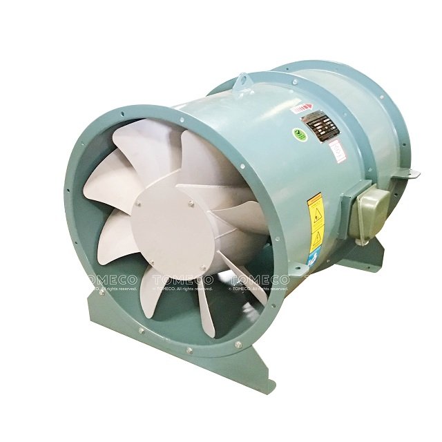 TOMECO HIGH QUALITY HIGH FLOW RATE AXIAL FAN - AFA.MIX FLOW TYPE SWF to EXHAUST SMOKE at HIGH PRESSURE