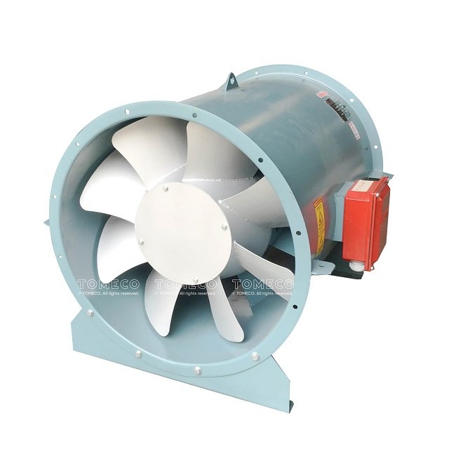 TOMECO HIGH QUALITY HIGH FLOW RATE AXIAL FAN - AFA.MIX FLOW TYPE SWF to EXHAUST SMOKE at HIGH PRESSURE