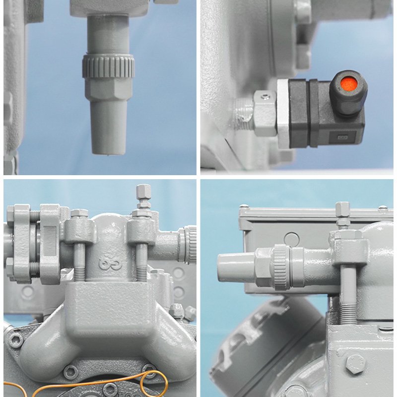 18hp German Piston Compressor Unit Air-Cooled Condenser H-Type VB-Type for R22/R404A/R507 Refrigeration Heat Exchange Parts