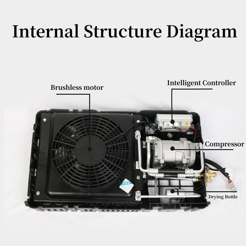 Mini Condenser air Conditioner Car AC Evaporator 450 Portable Air Conditioner