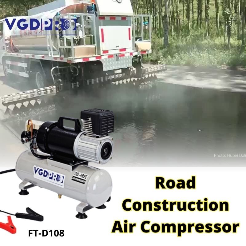 12V High Efficiency Long Duty Cycle DC Panel Solar Mini Air Compressor with 8 Liters tank Low Pressure Auto Cut off for Sale