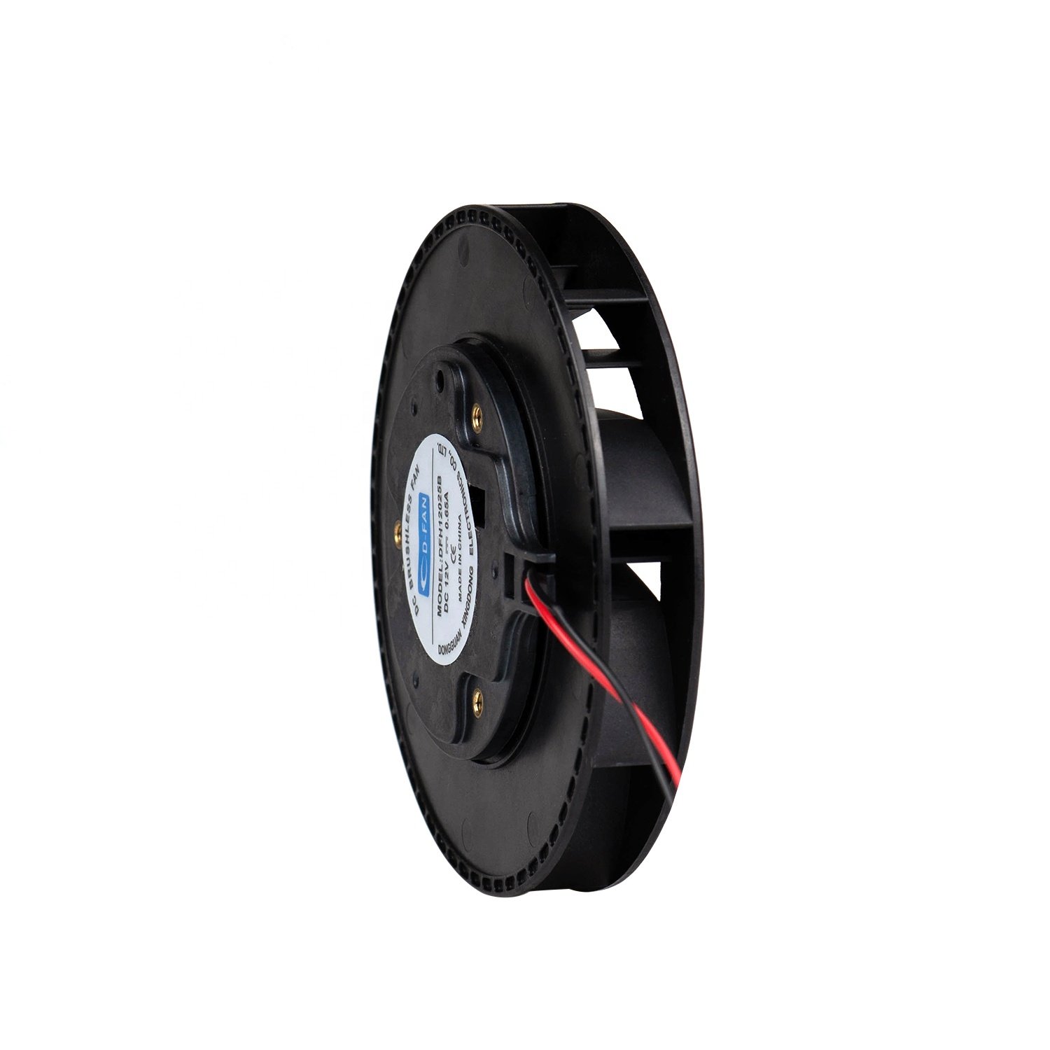100x25mm Round Double Ball Fans Centrifugal Blower 100mm Dc Frameless Fan 1025