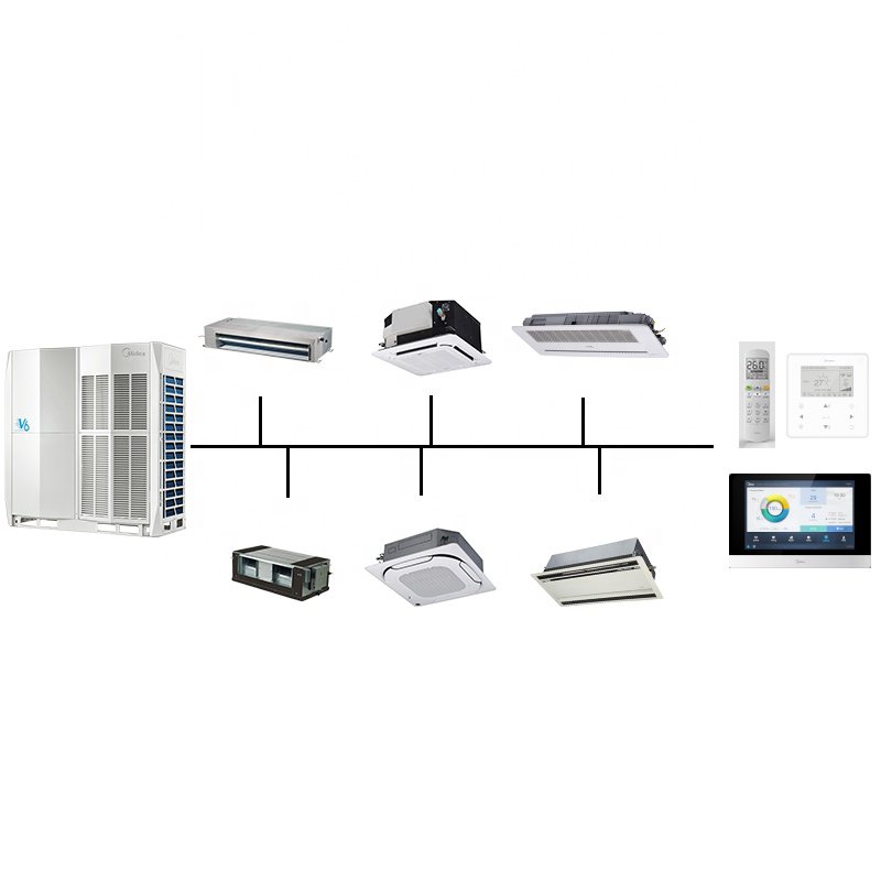 Heat Pump Vrf System Cassette Duct Type Air Conditioner