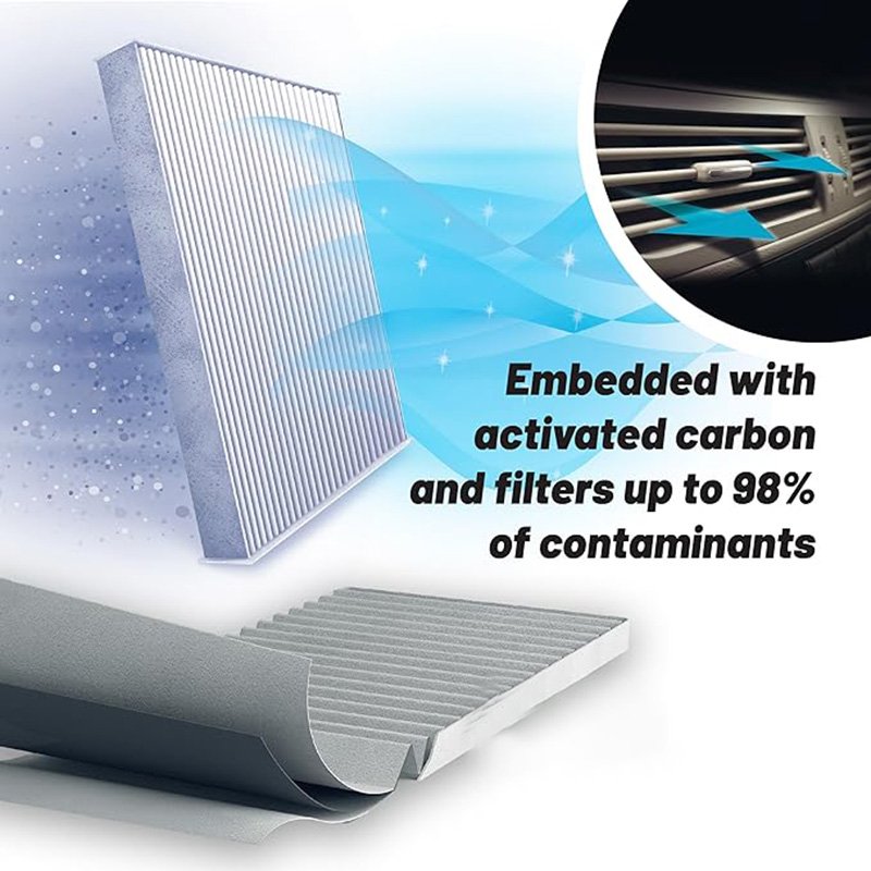 HAINTE Cabin Air Filter Replacement for CF10285 Premium Cabin Air Filter Includes Activated Carbon for Toyota Vehicles CF10285