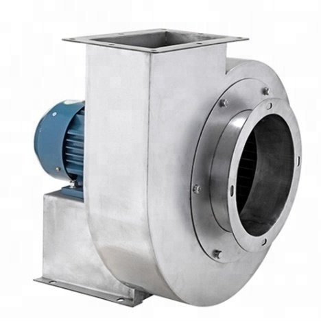 AC Steel Blade Hand Push Movable 4-72 Stainless Centrifugal Ventilation Blower Fan with All Copper Motor