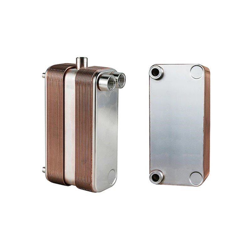 Stainless Steel Water Cooled Condenser Brazed Heat Exchanger Refrigeration Heat Exchanger Parts 304SS Plate Heat Exchanger