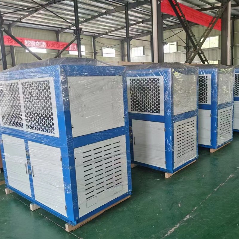 Factory Price Four Fans Air Cooled Condensing Unit Low Temperature Condensing Unit Evaporator and Condensing Unit
