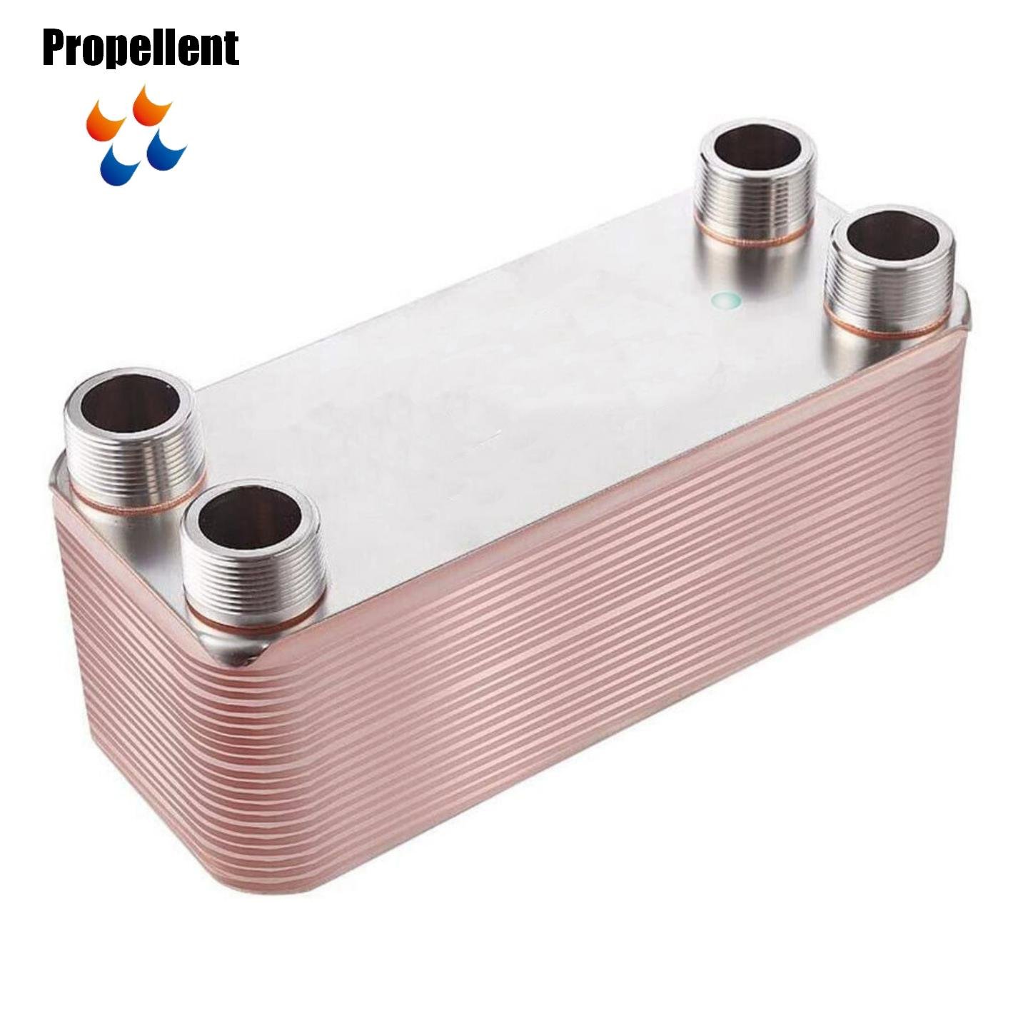 Brazed Plate Heat Exchanger 20hp for Heat Pump High Heat Transfer Efficiency