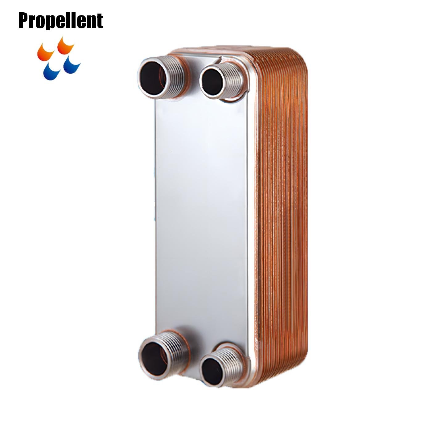 Brazed Plate Heat Exchanger 20hp for Heat Pump High Heat Transfer Efficiency