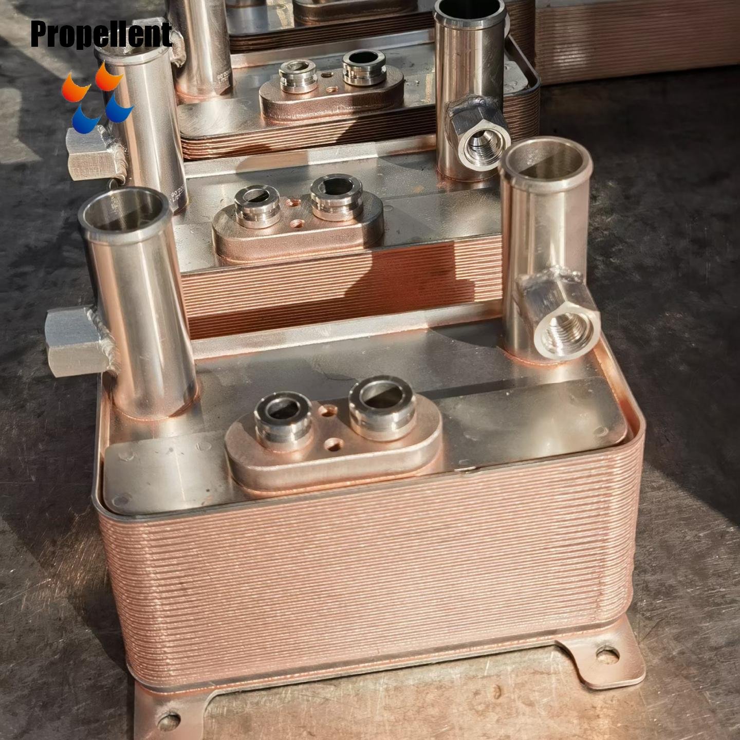 Brazed Plate Heat Exchanger 20hp for Heat Pump High Heat Transfer Efficiency