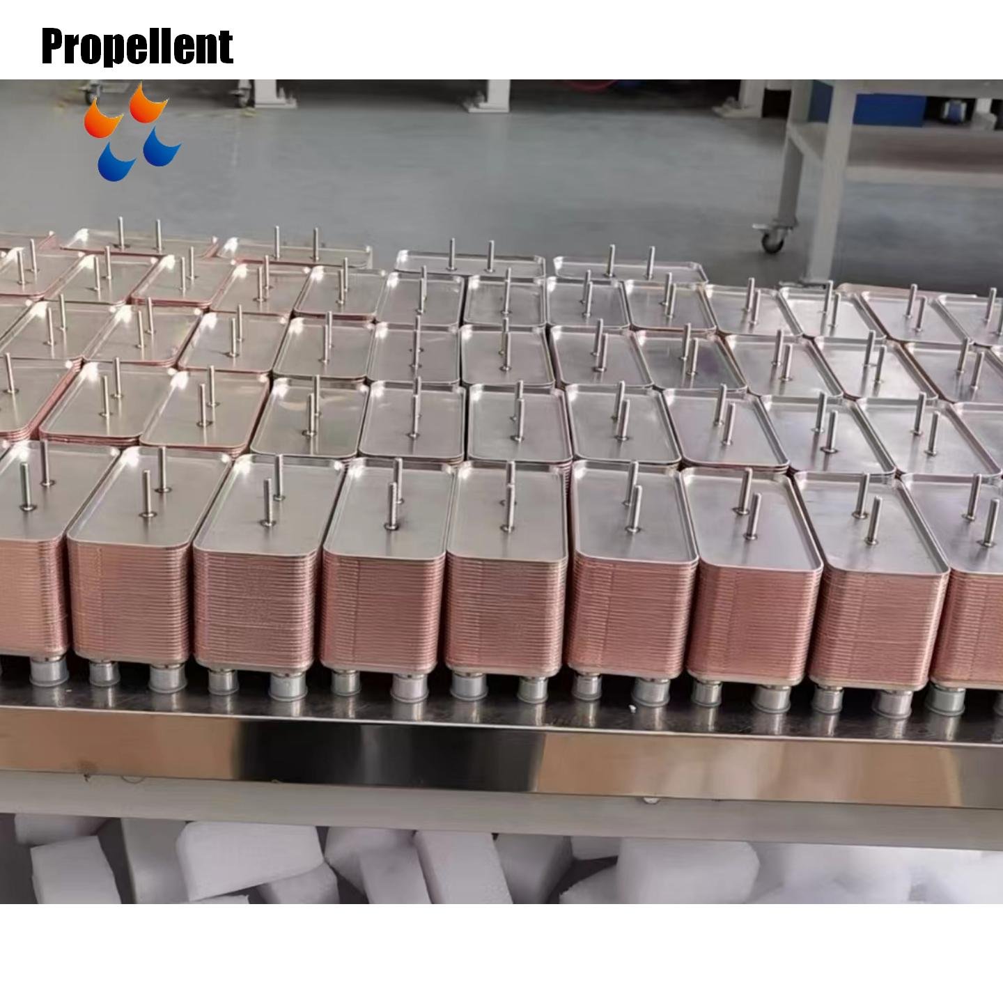 Brazed Plate Heat Exchanger 20hp for Heat Pump High Heat Transfer Efficiency