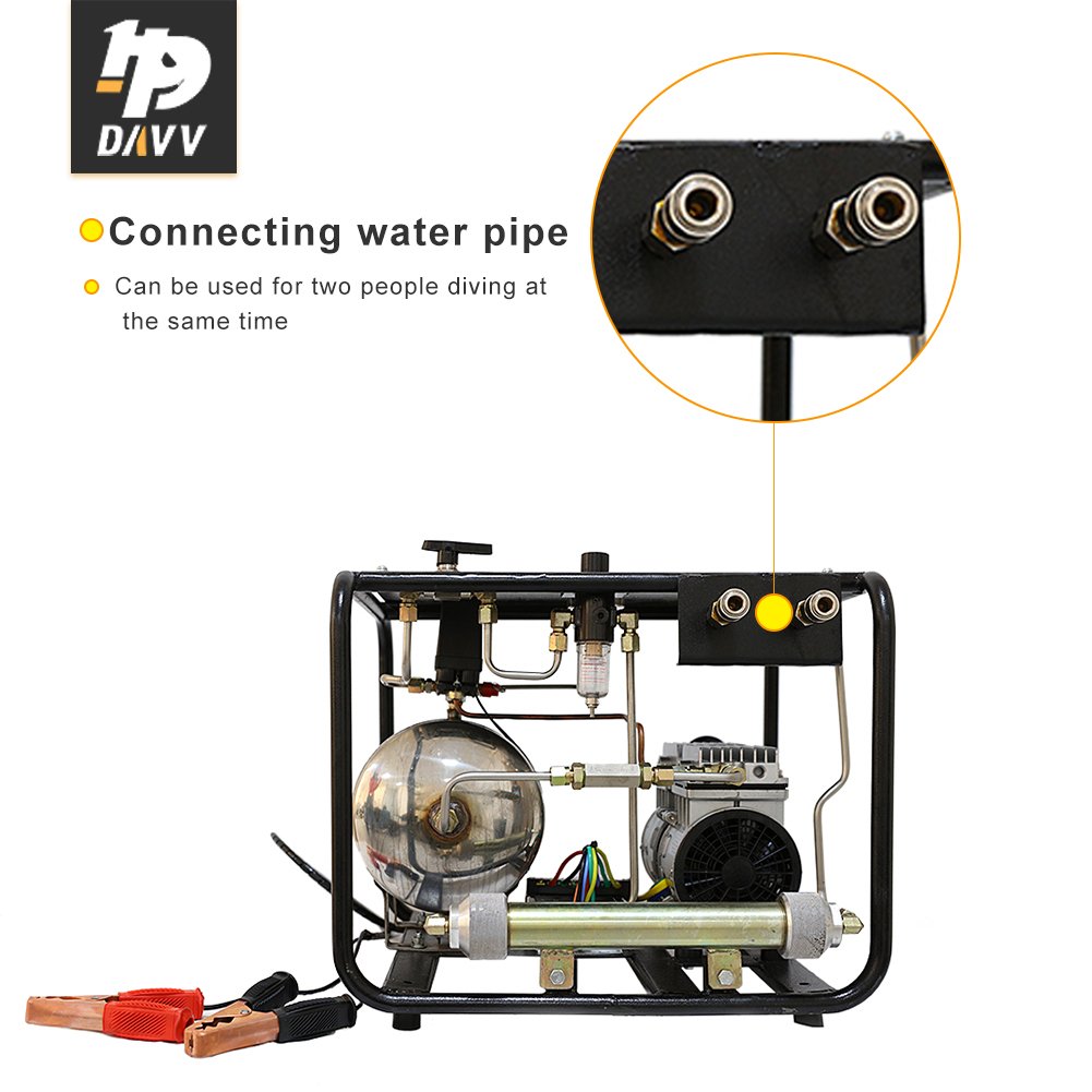 Oil Free Scuba Diving Pump Dc 12v Diving Compressor Hookah Diving Air Compressor