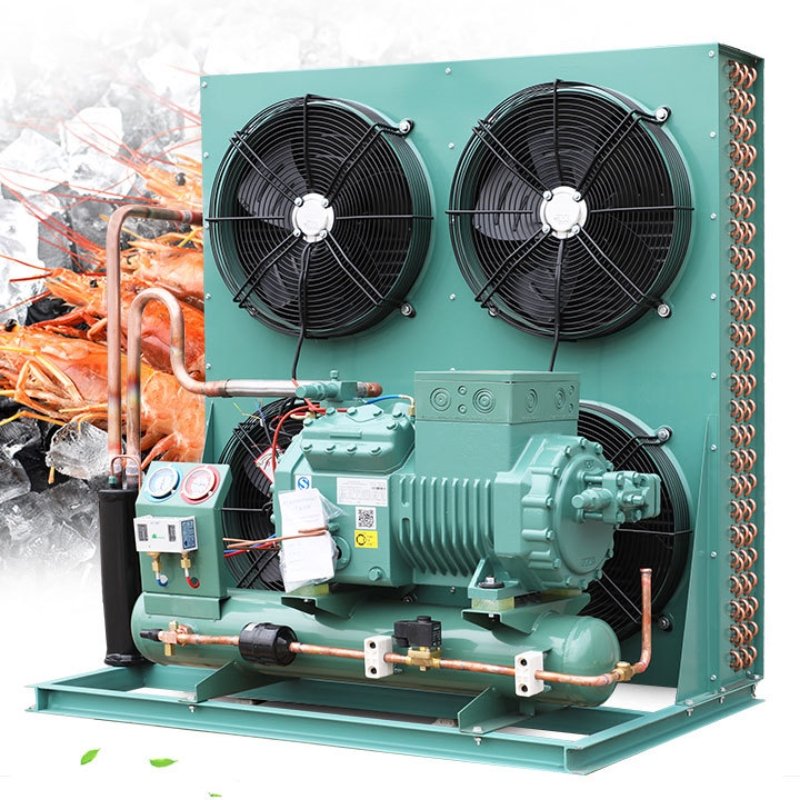 5hp 8hp 10hp 12hpHot Sale Refrigeration Unit Air Cooled Open Type Cold Storage Condensing Unit for Cold Storage Room