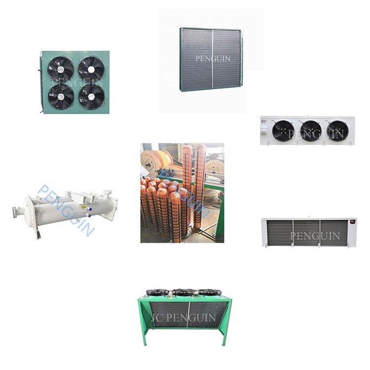 Aluminum Fin Air Cooled Condenser for Cold Room Refrigeration Condensing Unit Copper Condenser Coil