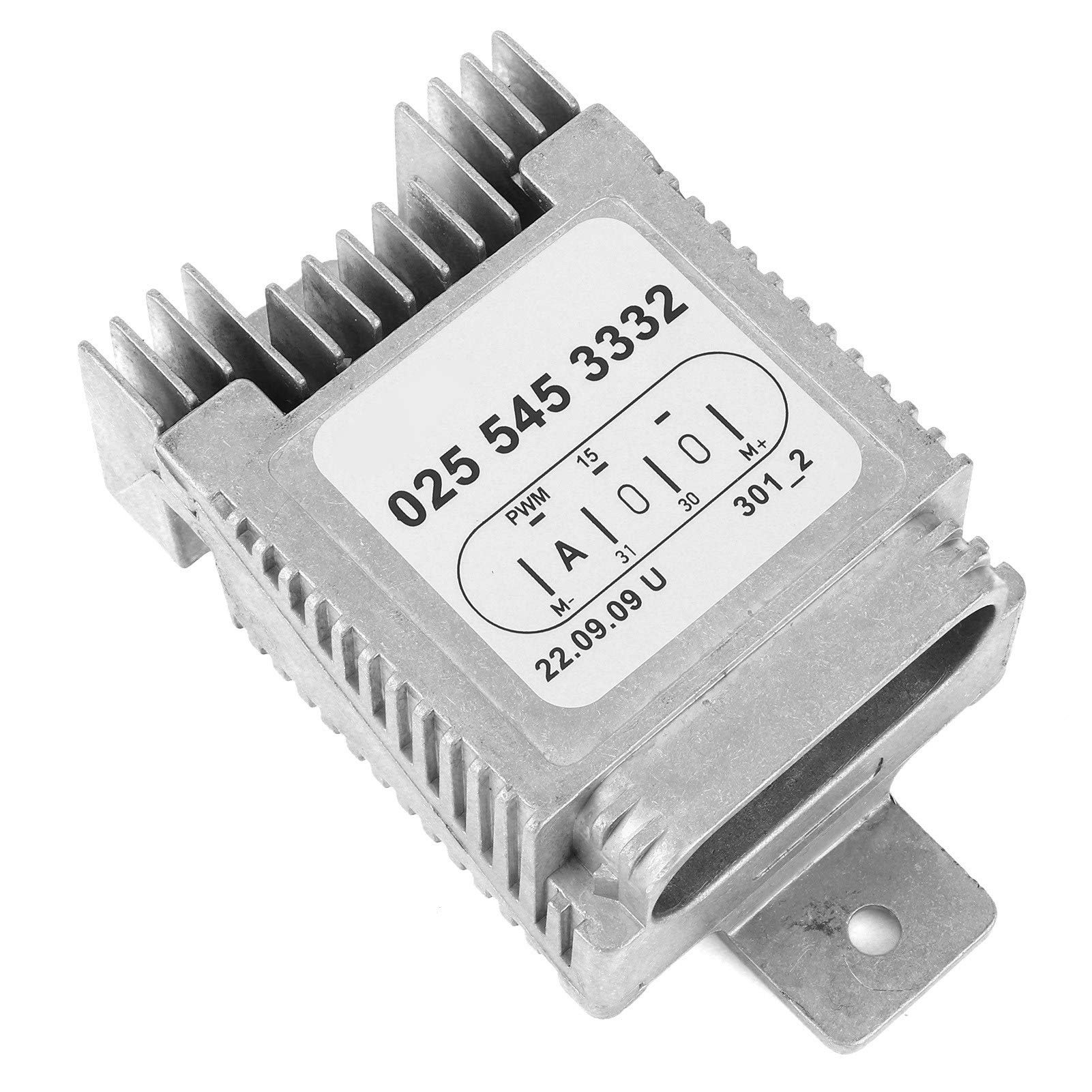 0255453332 Engine Radiator Cooling Fan Control Module Unit for Mercedes-Benz C230 C280 E300 E430 E55 AMG SLK230 1997-2003