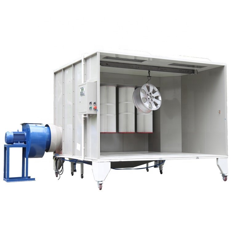 Manual Powder Coating Spray Paint Cabin Booth