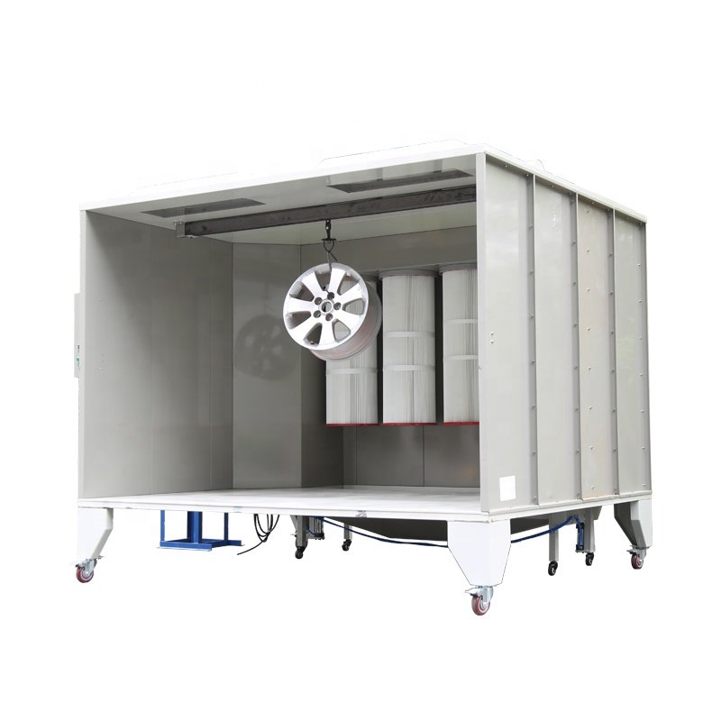 Manual Powder Coating Spray Paint Cabin Booth