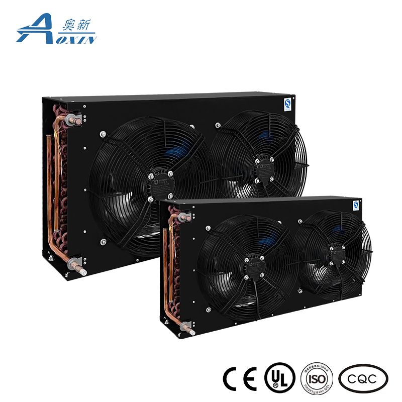 Tailor Made FNH Series Air Cooled Condenser H Type Condenser with 2 Fans