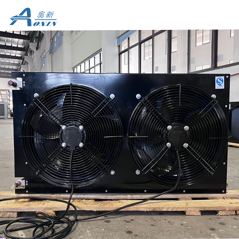 Tailor Made FNH Series Air Cooled Condenser H Type Condenser with 2 Fans