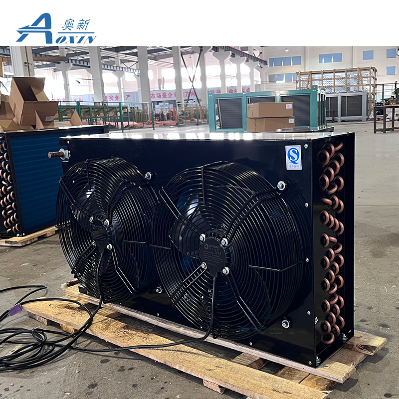 Tailor Made FNH Series Air Cooled Condenser H Type Condenser with 2 Fans
