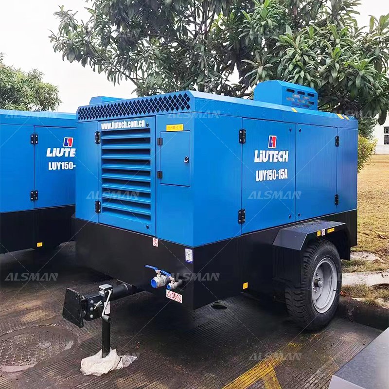Liutech Atlas Copco Mobile air Compressor LUY160 17bar 565 Cfm 176 kw Portable Compressor Screw diesel Compressor