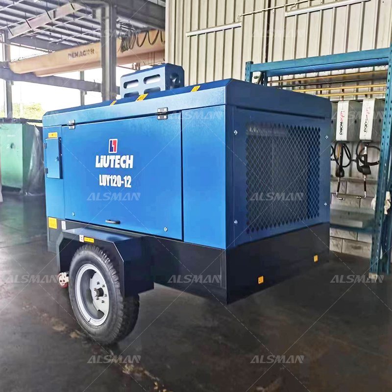Liutech Atlas Copco Mobile air Compressor LUY160 17bar 565 Cfm 176 kw Portable Compressor Screw diesel Compressor
