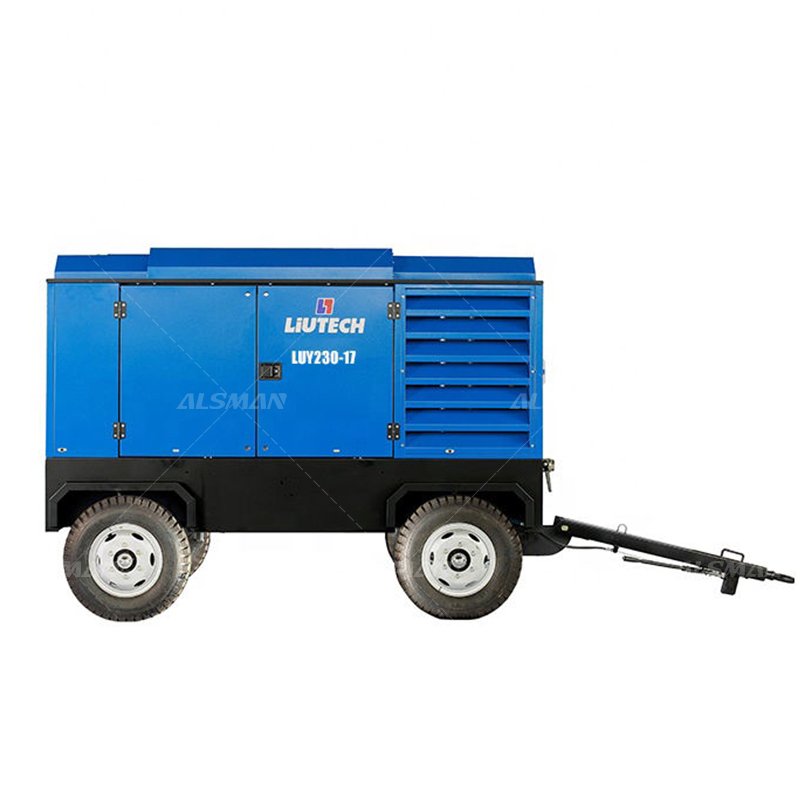 Liutech Atlas Copco Mobile air Compressor LUY160 17bar 565 Cfm 176 kw Portable Compressor Screw diesel Compressor