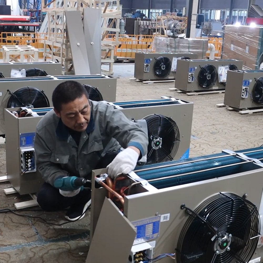Air Cooler for Cold Storage Room Walk in Freezer Quick Freezing Cooling Fan Air Evaporator Evaporator Electric Defrosting