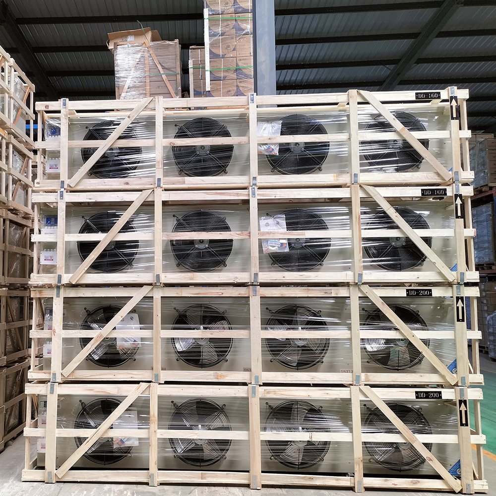 Air Cooler for Cold Storage Room Walk in Freezer Quick Freezing Cooling Fan Air Evaporator Evaporator Electric Defrosting