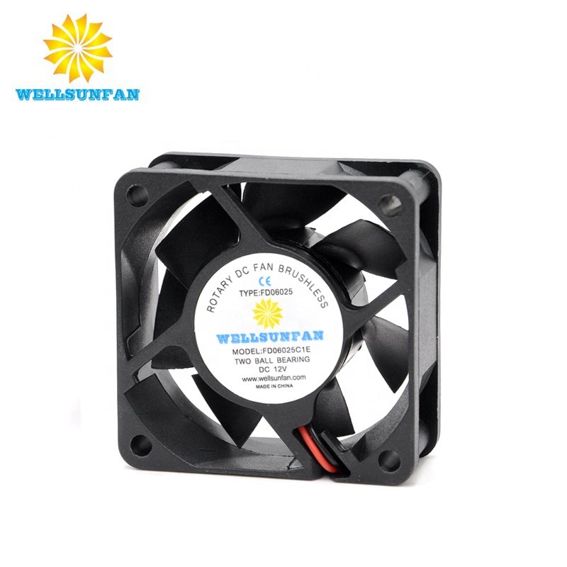 WellSunFan 6025 60MM 12v 24V 6025 60x60x25mm DC Brushless air Cooling Fan Certification Ce Axial Fans