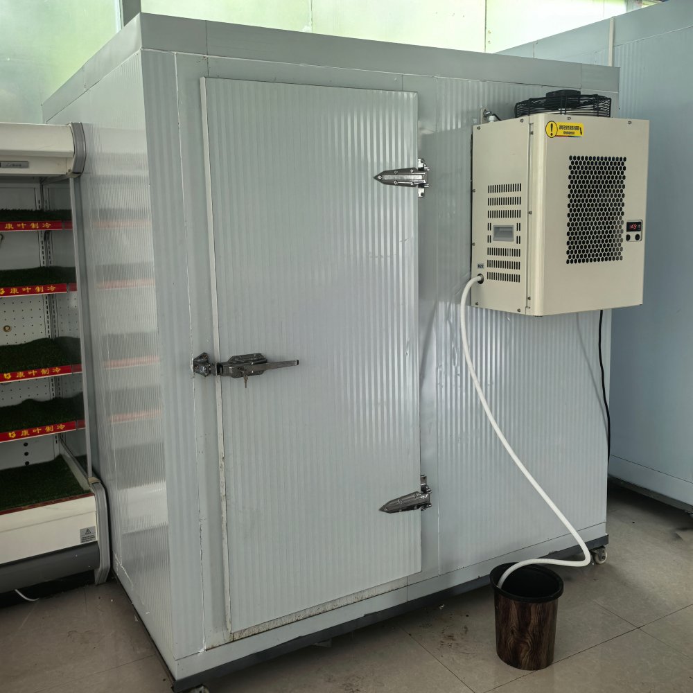 220V 1.5P Bitzer Condensing Unit New Bitzer Compressor Energy-Saving Automatic Air Cooler Side Mounted Installation Used Motor