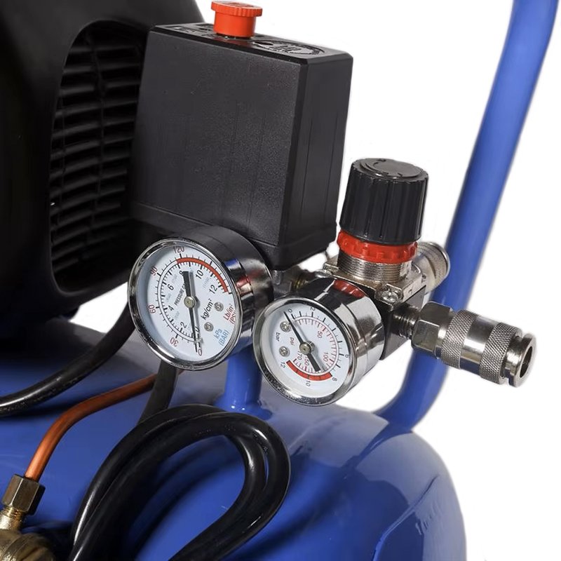 SPERAN Compresor Para Pintar Coches Portable 2Hp 24L Direct-Driven Piston Air Compressor