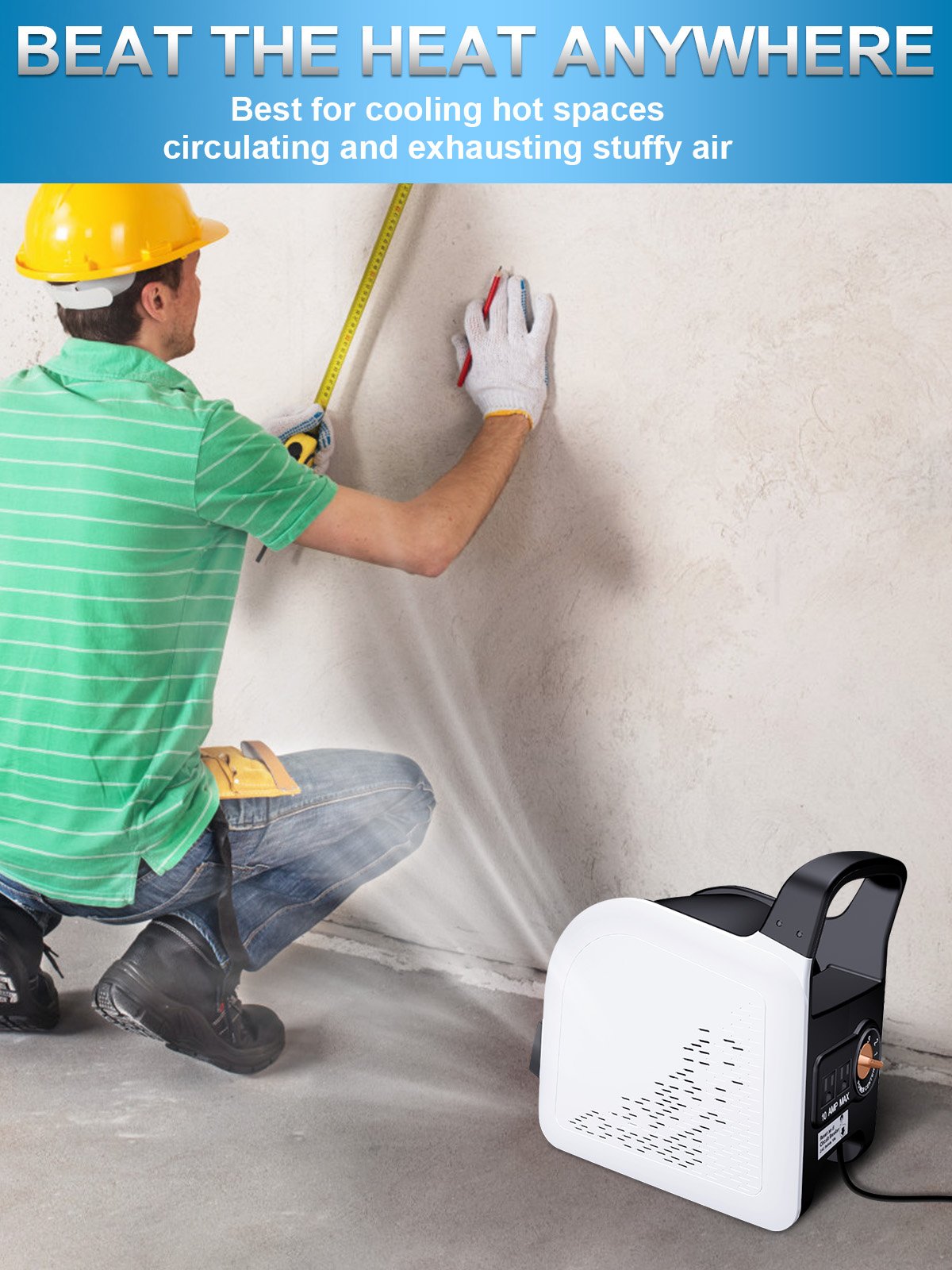 air Mover Carpet Dryer Blower Floor Fan High Pressure Bounce House Floor Dryer for Home air Blower Industrial Blower