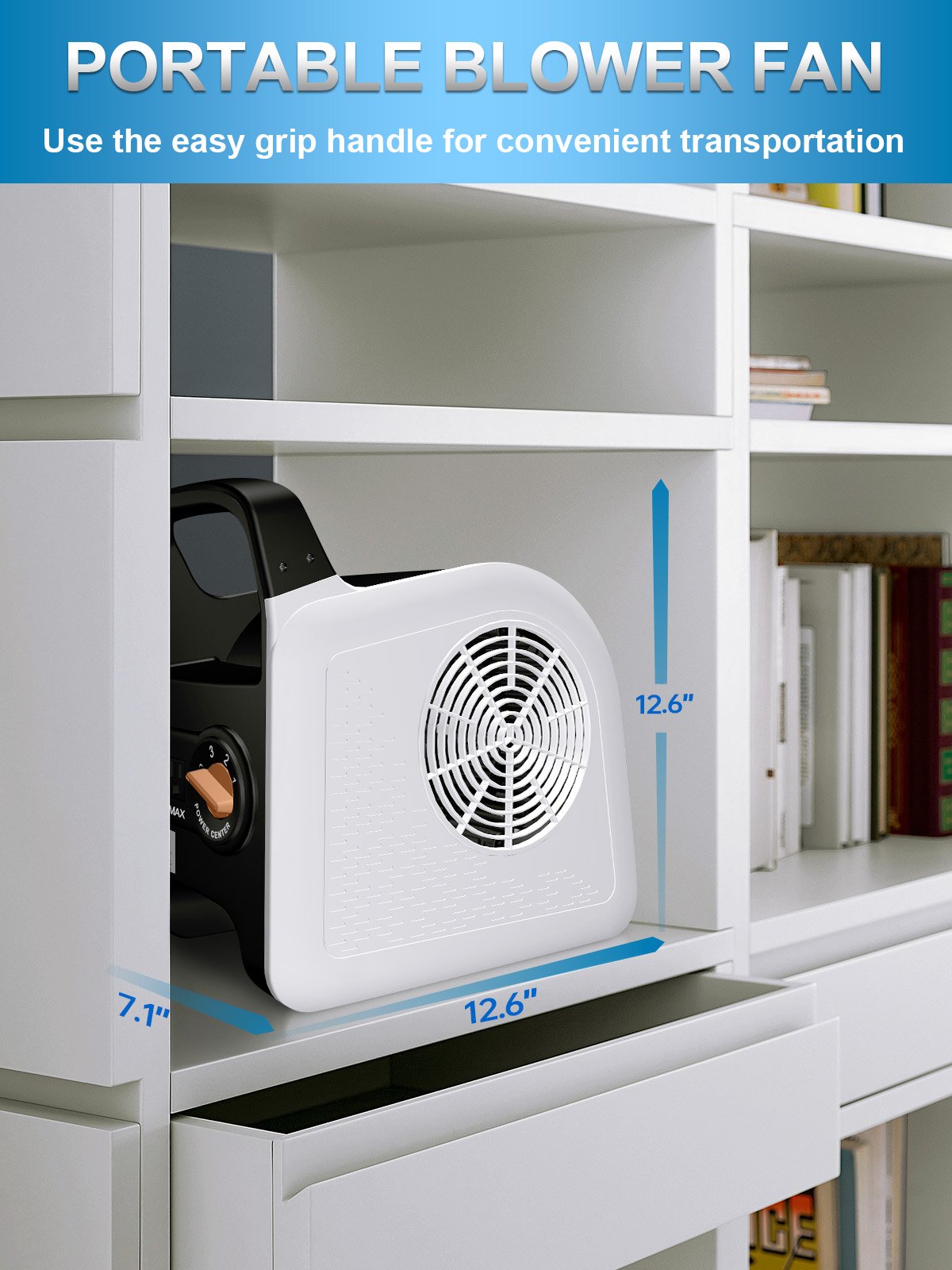 air Mover Carpet Dryer Blower Floor Fan High Pressure Bounce House Floor Dryer for Home air Blower Industrial Blower
