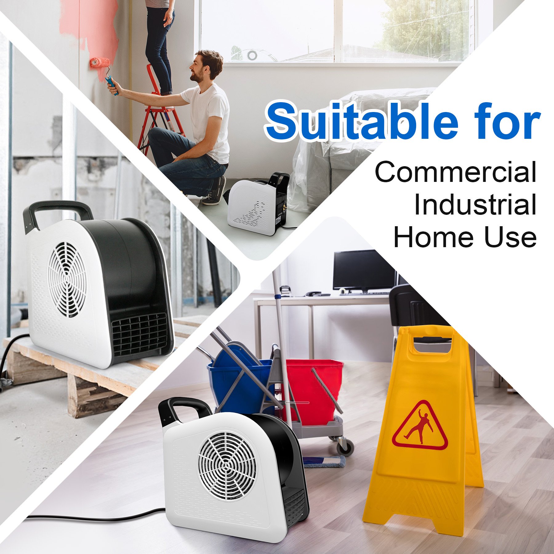 air Mover Carpet Dryer Blower Floor Fan High Pressure Bounce House Floor Dryer for Home air Blower Industrial Blower