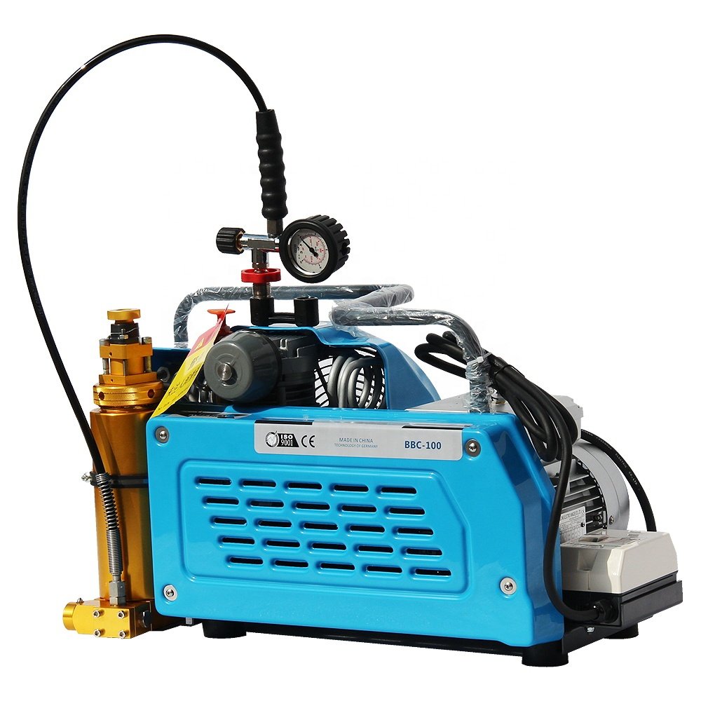 SCW100 Three-stage Compression 200bar 225bar 250bar 300bar 310bar 330bar High Pressure air Compressor for scuba Diving