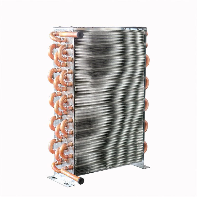 3/8 Copper Tube Chiller Evaporator Coil Air Cooled Condenser