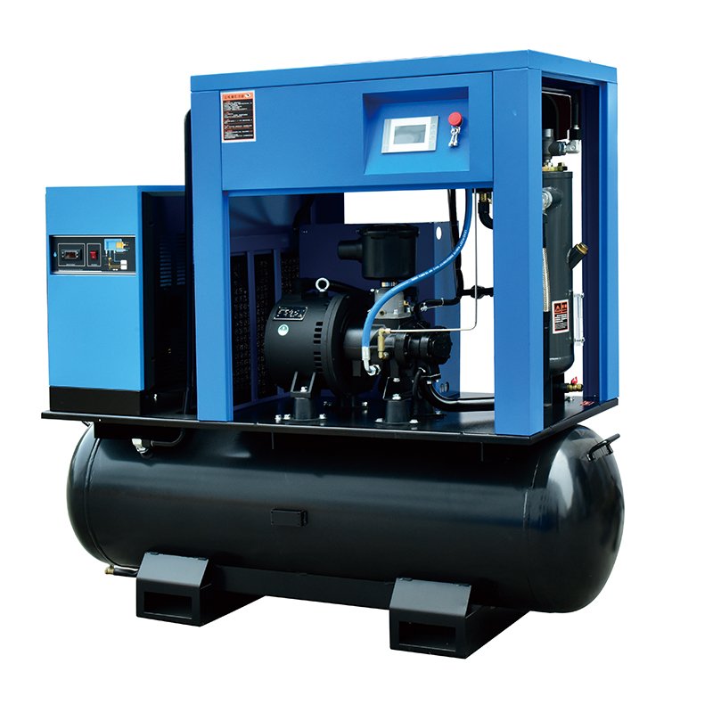 China Industrial Equipment 7.5 11 15 22 Kw 10 15 20 30 HP 8 Bar Silent Electric Rotary Screw Air Compressor with Dryer
