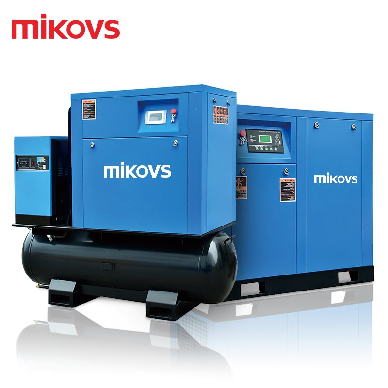 China Industrial Equipment 7.5 11 15 22 Kw 10 15 20 30 HP 8 Bar Silent Electric Rotary Screw Air Compressor with Dryer