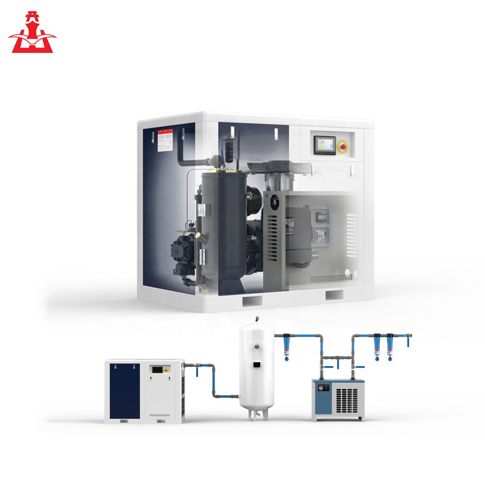 BK22-8 22KW Industrial Screw Type air Compressor Rotary Direct Driven for Factory