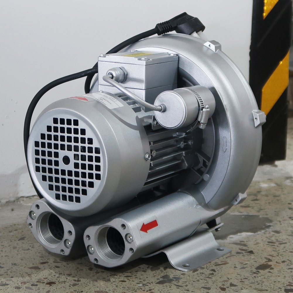 Hot Sale IP55 Motor High-pressure Side Channel Blower 550W Single Stage Air Ring Blower