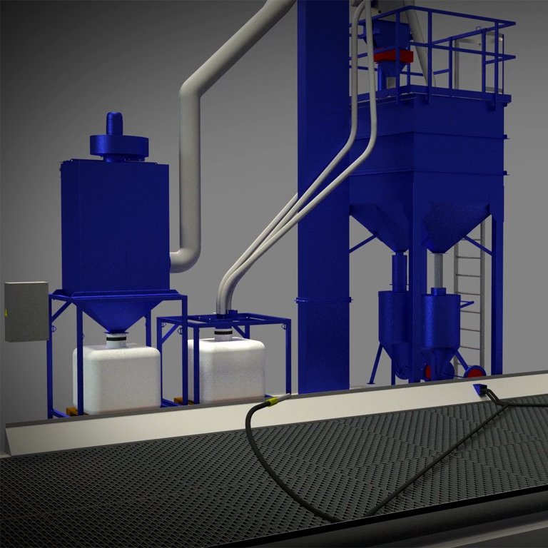 Sand Blasting Room / Sand Blasting Booth / Sand Blasting Chamber