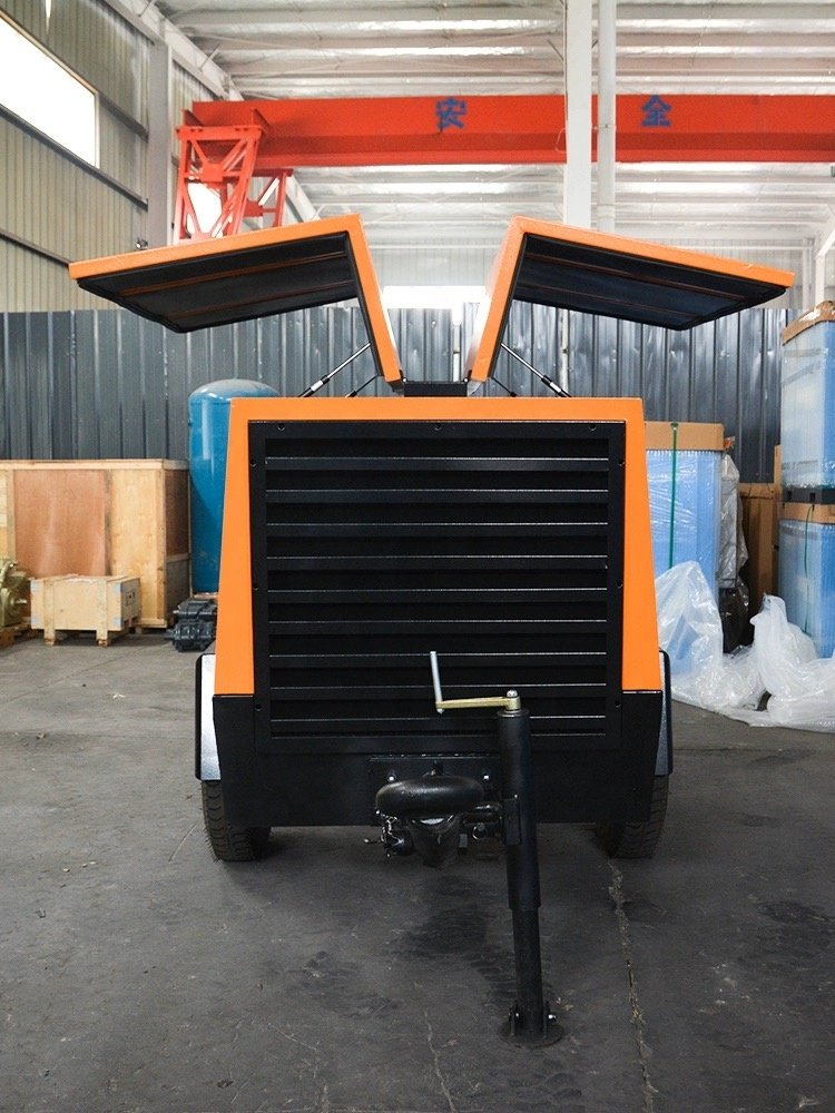 Kaishan Ksdy-13/14 5 14.5 bar 90KW AC Power Mobile Electric Screw air Compressor for Mining Tunnel Site Wind Cannon Engineering