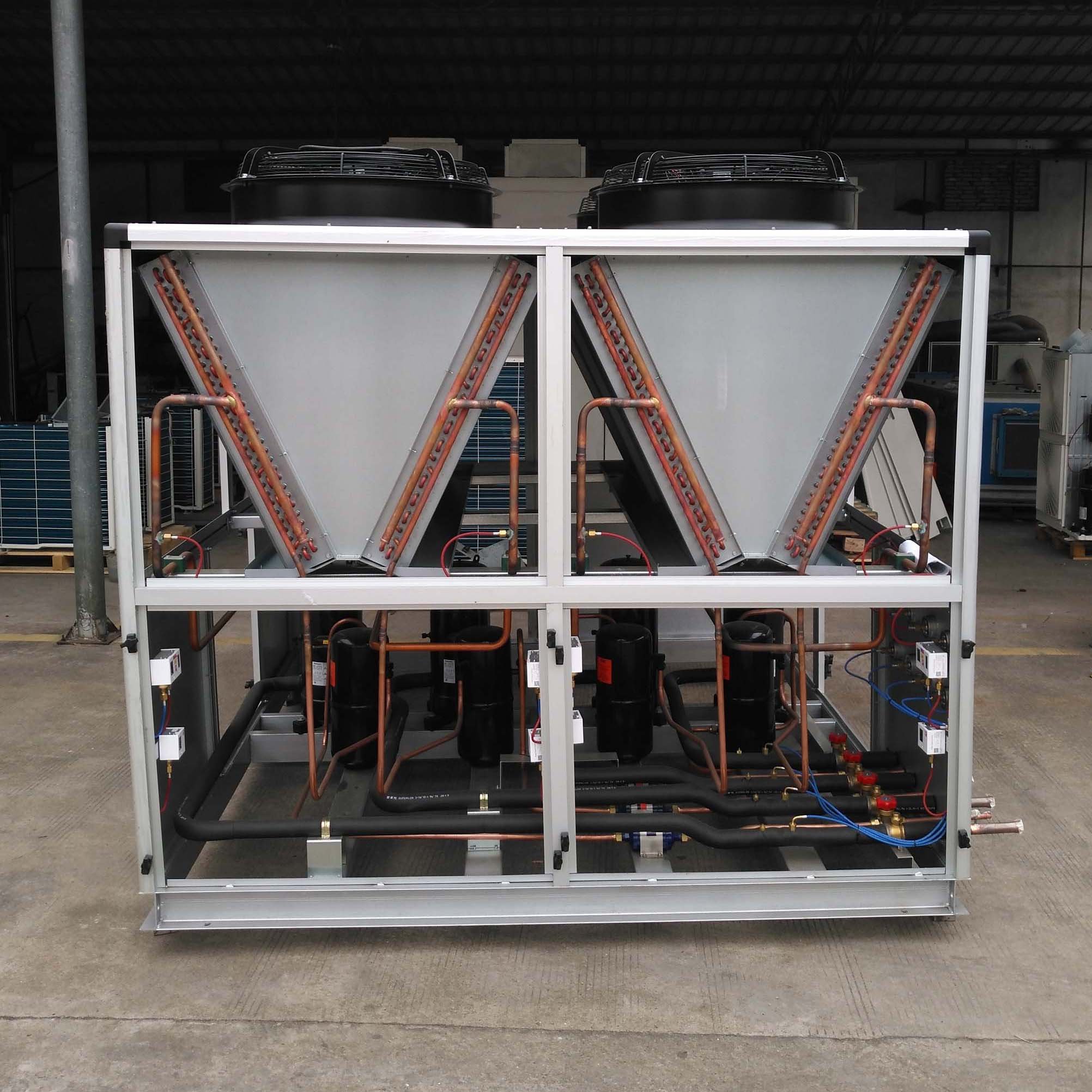 HVAC air Cooled Condenser Vertical Discharge Outdoor Condensing Unit Long Service Life