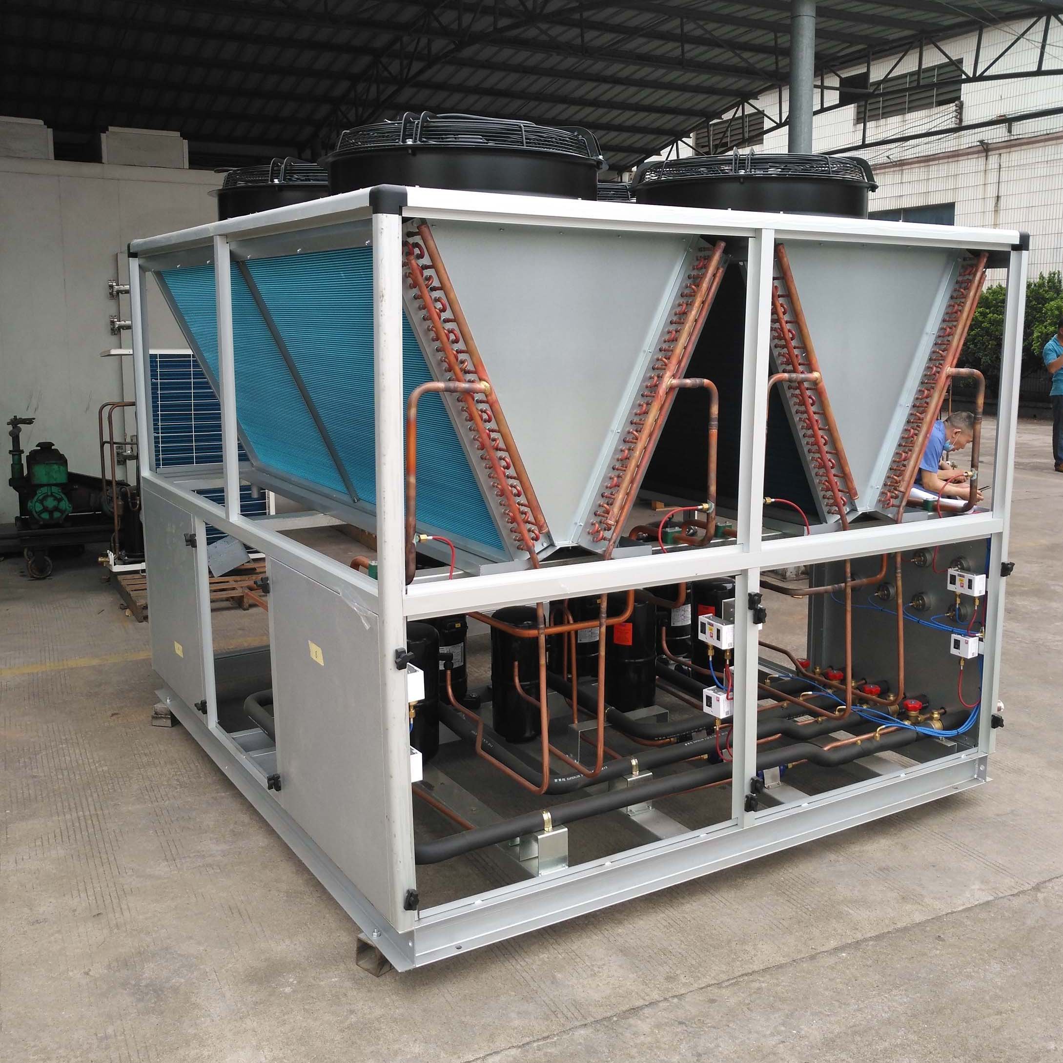 HVAC air Cooled Condenser Vertical Discharge Outdoor Condensing Unit Long Service Life