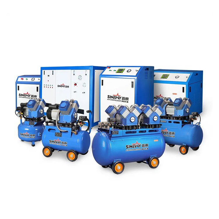 The Quietest Chinese Super Silent 220V Oilless Medical Compressors Dental Air Compressor