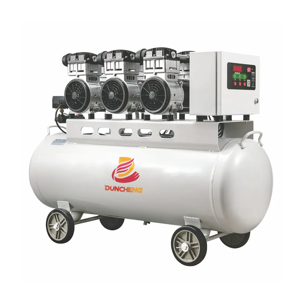 Aircompressor 4800w Oil-free Air Compressors With 500l 160 Litre Air Tank Ac Power Portable Noiseless Silent